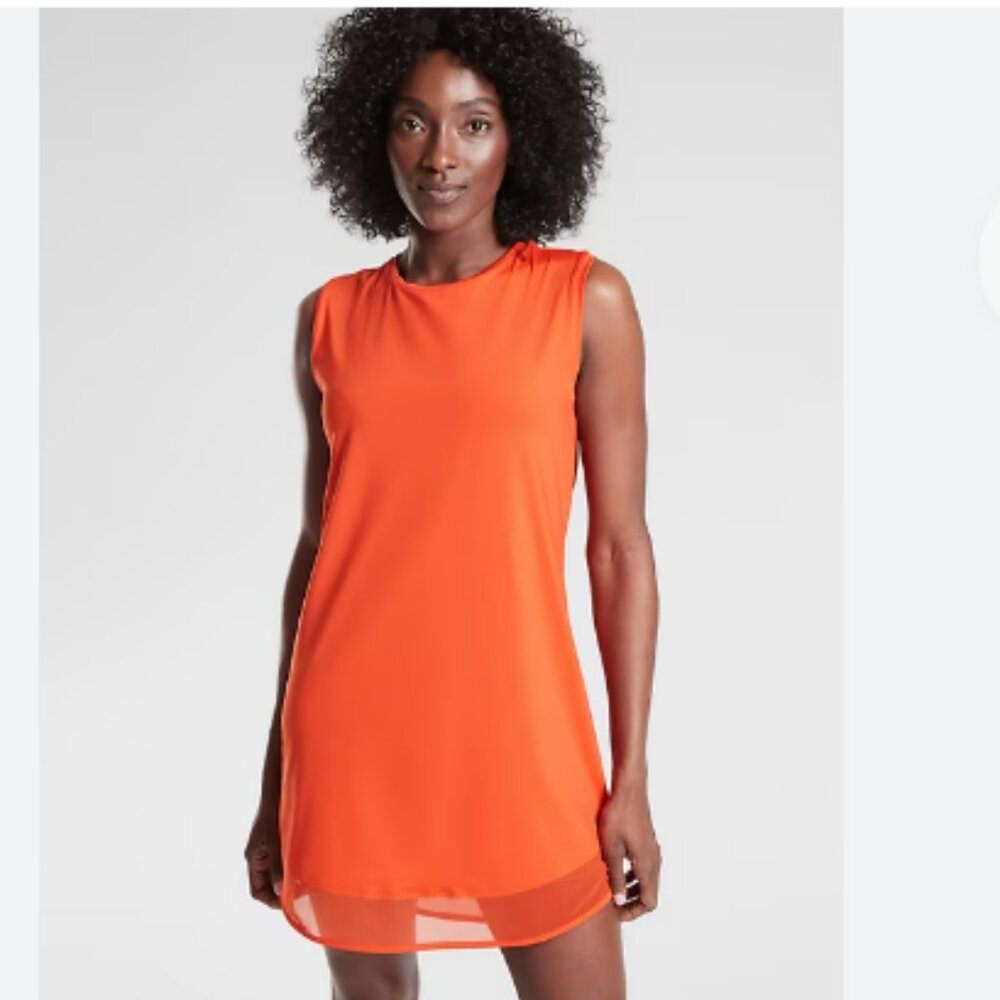 Athleta Sunlover UPF Dress - Size Small - Orange